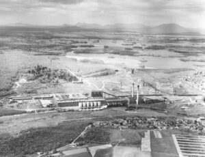 Aerial View of the Millinocket Mill in 1953