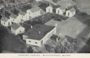 Aerial View of the Airport Cabins in Millinocket, Maine