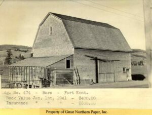 Appraisal for a Barn in Fork Kent, Maine on 1/1/1941