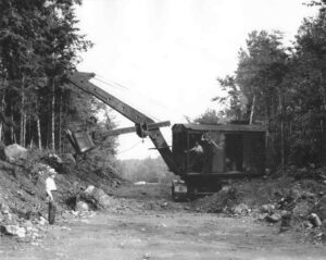 Building the Road to North Twin Dam