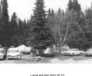 Canada Falls Campground in the 1960's