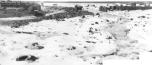 Caucomgomoc Dam in the Winter