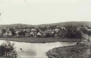 View of Central St. in Millinocket, Maine