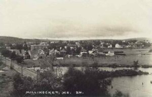 View of Central St. in Millinocket, Maine