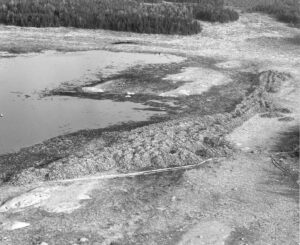 Low Water at Chesuncook Lake in 1965