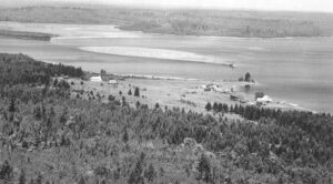 Aerial View of Chesuncook Village