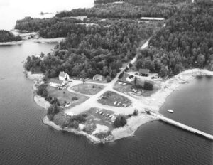 Aerial View of Chesuncook Village