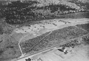 Aerial View of the Civilian Conservation Corps Millinocket, Maine