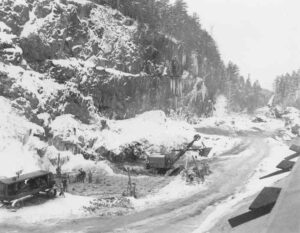 Construction of Ripogenus Dam and McKay Station Site 11/29/1951