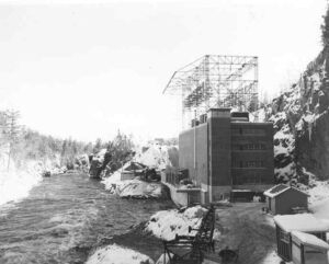 Construction of McKay Station 1/10/1953