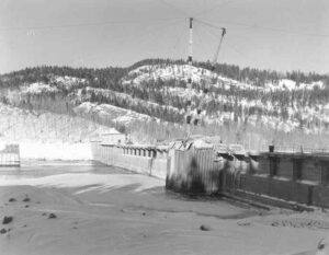 Construction of McKay Station 1/10/1953