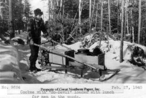 Cookee with Lunch for the Crew on a Go-Devil 2/27/1940