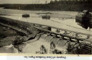 Cribwork at Unknown Dam