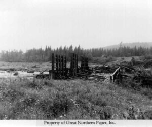 Cribwork at Unknown Dam