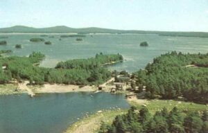 Dike at Ambajejus Lake & Millinocket Lake