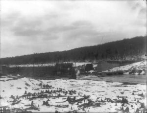 Construction of Dolby Dam 4/14/1907