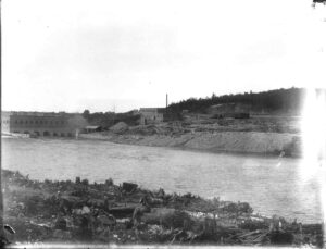 Construction of Dolby Dam 9/28/1907