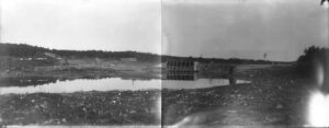 Panorama of Dolby Dam Construction
