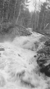 Driving Wood on Abol Stream