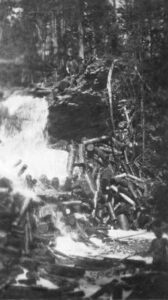 Driving Wood on Abol Stream