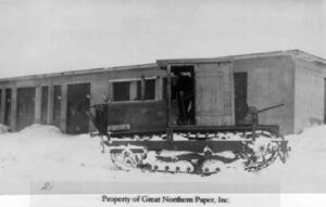 Early 1900's Great Northern Paper Tractor