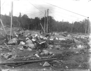 Construction of the East Millinocket Paper Mill