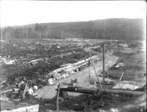 Construction of the East Millinocket Paper Mill