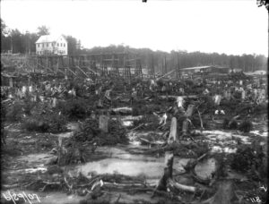 Construction of the East Millinocket Paper Mill