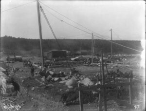 Construction of the East Millinocket Paper Mill
