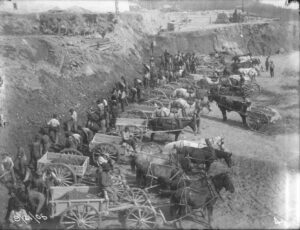 Construction of the East Millinocket Paper Mill