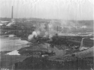 Construction of the East Millinocket Paper Mill