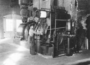 Building a Compressor in the East Millinocket Mill in the 1930's
