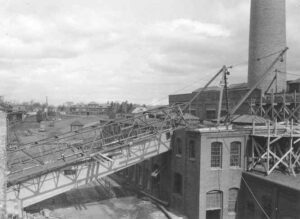 Old Boiler House with Coal Belts in the East Millinocket Mill