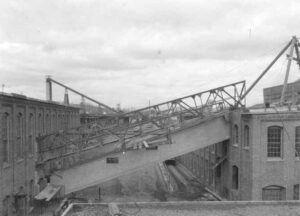 Old Boiler House with Coal Belts in the East Millinocket Mill