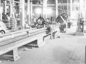 Old Machine Lathe in the East Millinocket Mill