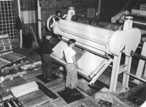 Paper Cutter in the East Millinocket Mill