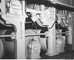 Paper Room Driers in the East Millinocket Mill