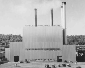 East Millinocket Mill Steam Plan When it was New