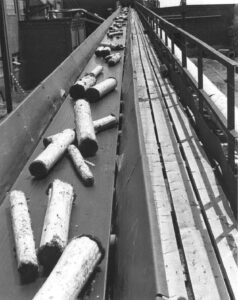 Wood Belt in the East Millinocket Mill