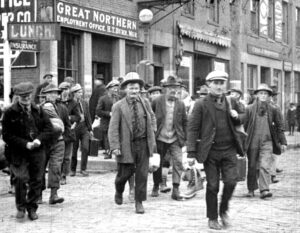 Employment office in the 1940's