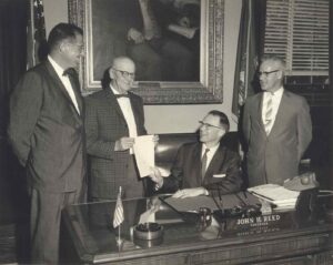 Gov. John Reed with VP John Maine - Keep Maine Green