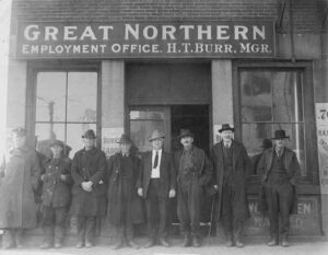 Great Northern Paper Employment Office Bangor, Maine in the 1940's