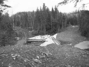 Harrington Dam Cribwork