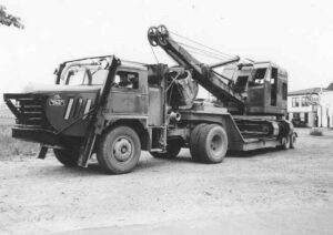 Heavy Truck Pulling a Shovel