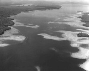 Indian Point at Pemadumcook Lake during Low Water