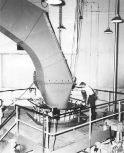 Man Loading Chips in the Millinocket Mill Digester