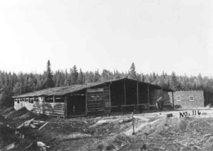 Great Norther Paper Log Barn