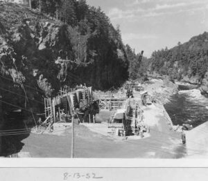 Basement Before Framing of McKay Station 8/13/1952