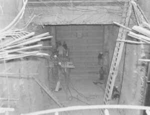 Construction of the Basement Pit at McKay Station