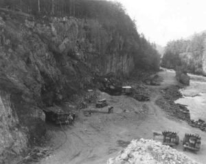 Beginning the Penstock at McKay Station 9/21/1952